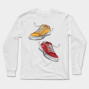 National Two Different Colored Shoes Day Long Sleeve T-Shirt